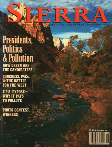 Sierra magazine September/October 1992