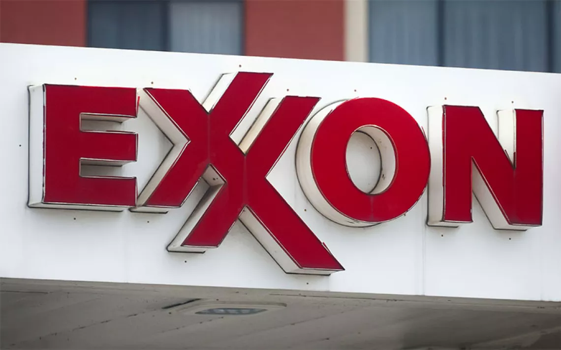 Exxon sign