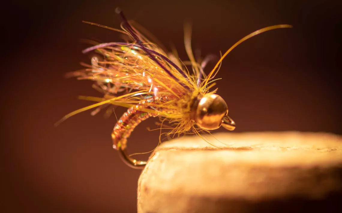 Caddis Larva Fly Pattern Bead Head Nymph Fly Hand Tied Flies Trout