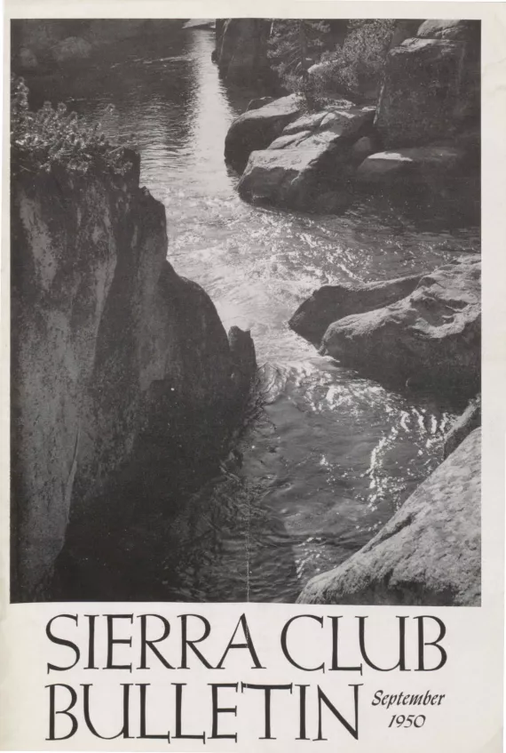 Sierra Club Bulletin September 1950