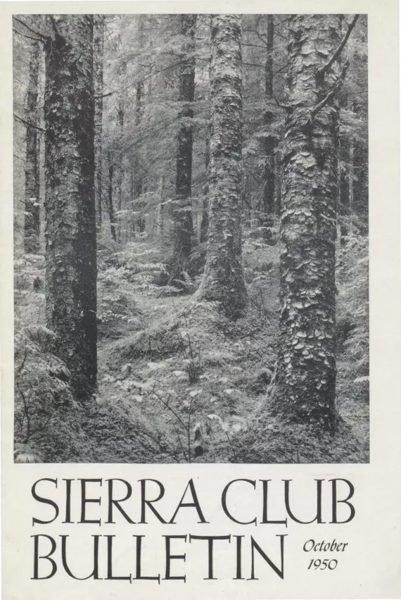 Sierra Club Bulletin October 1950