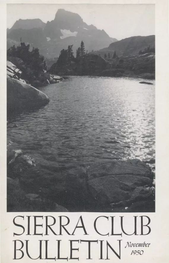 Sierra Club Bulletin November 1950