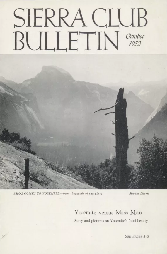 Sierra Club Bulletin October 1952