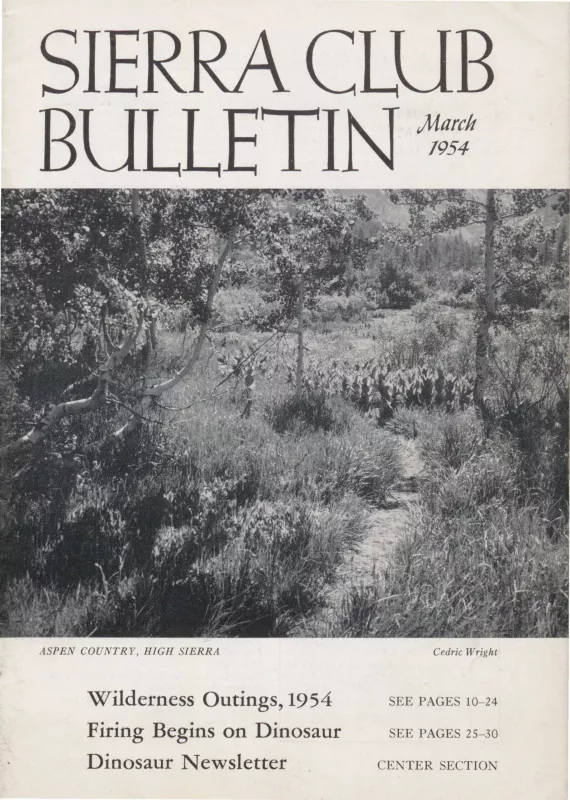 Sierra Club Bulletin March 1954