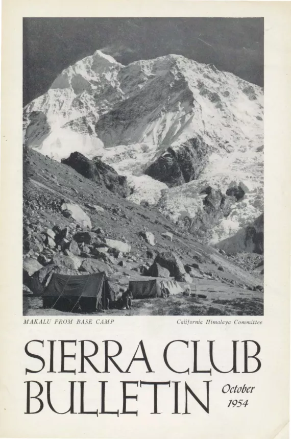 Sierra Club Bulletin October 1954