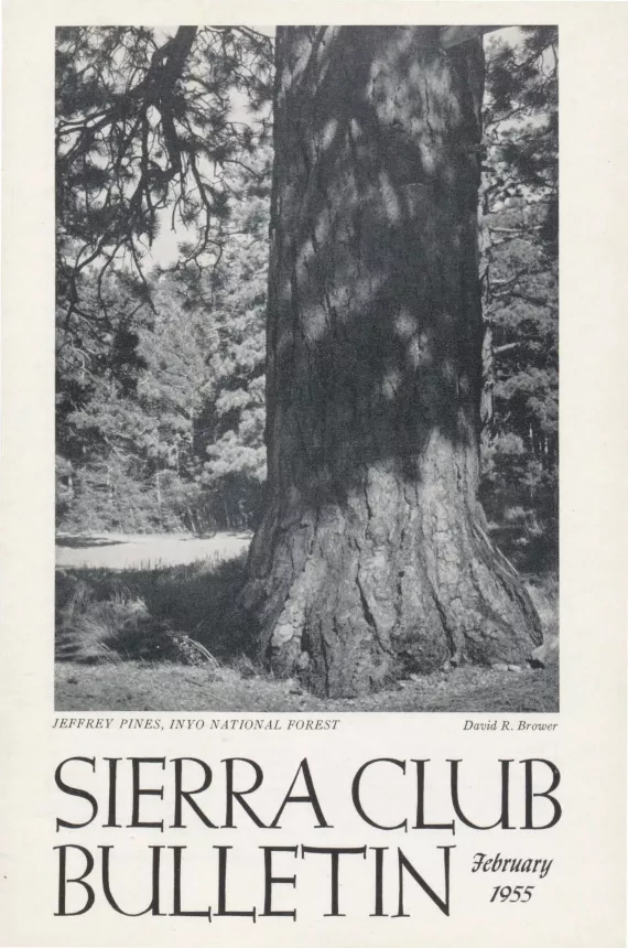 Sierra Club Bulletin February 1955