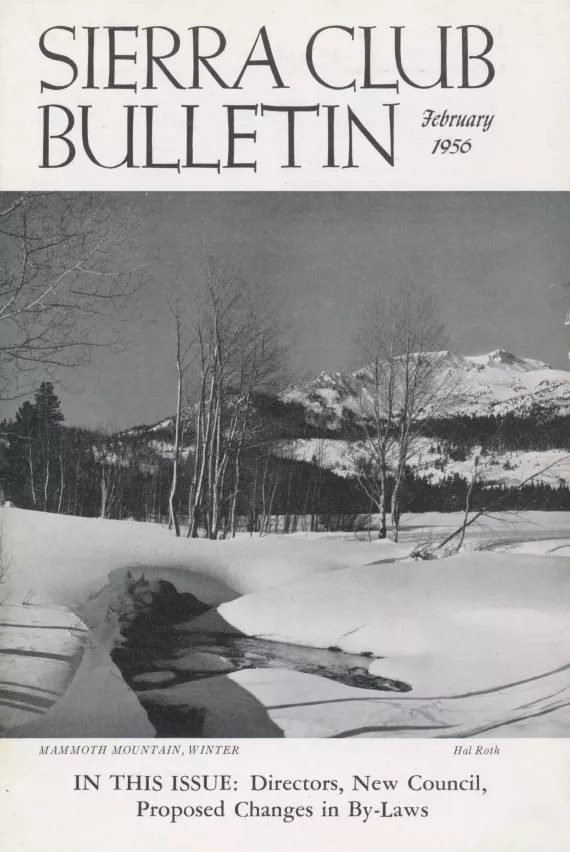 Sierra Club Bulletin February 1956
