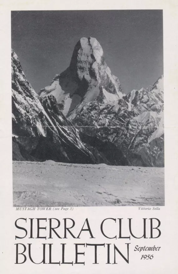 Sierra Club Bulletin September 1956