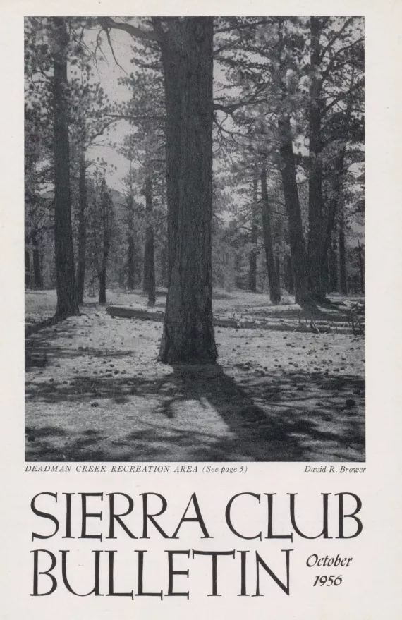 Sierra Club Bulletin October 1956