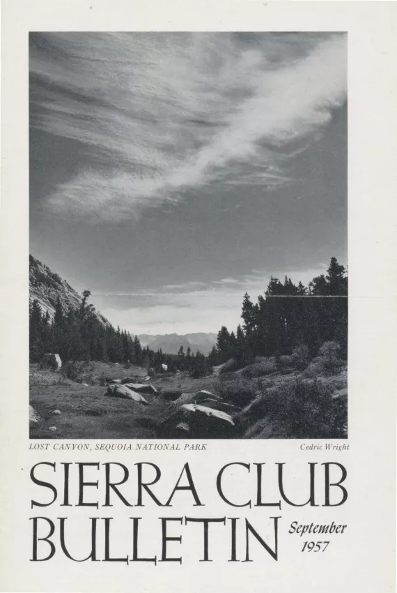 Sierra Club Bulletin September 1957