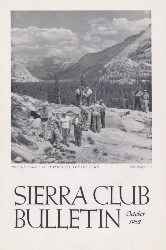 Sierra Club Bulletin October 1958
