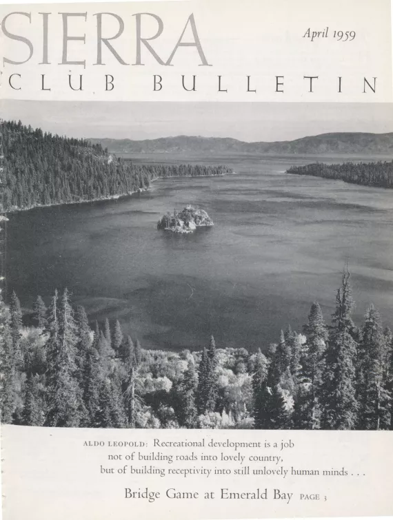 Sierra Club Bulletin April 1959