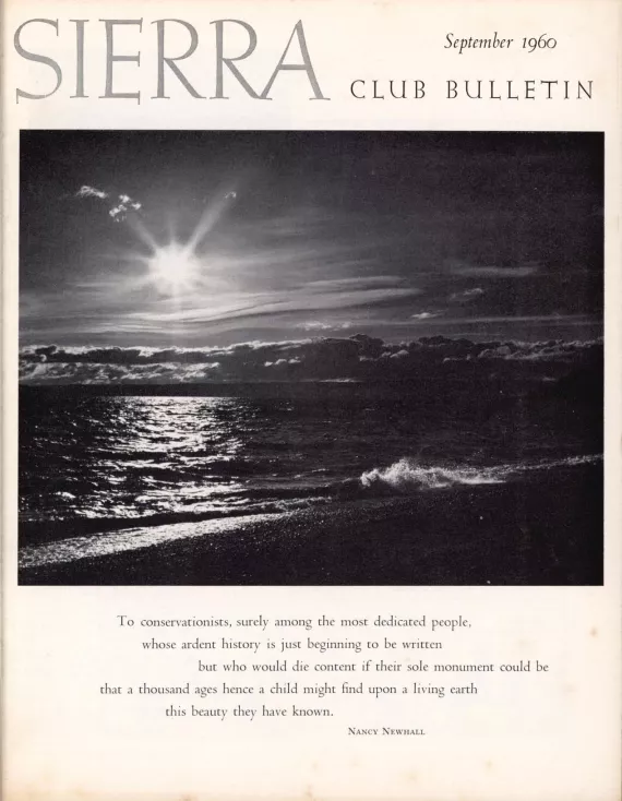Sierra Club Bulletin September 1960