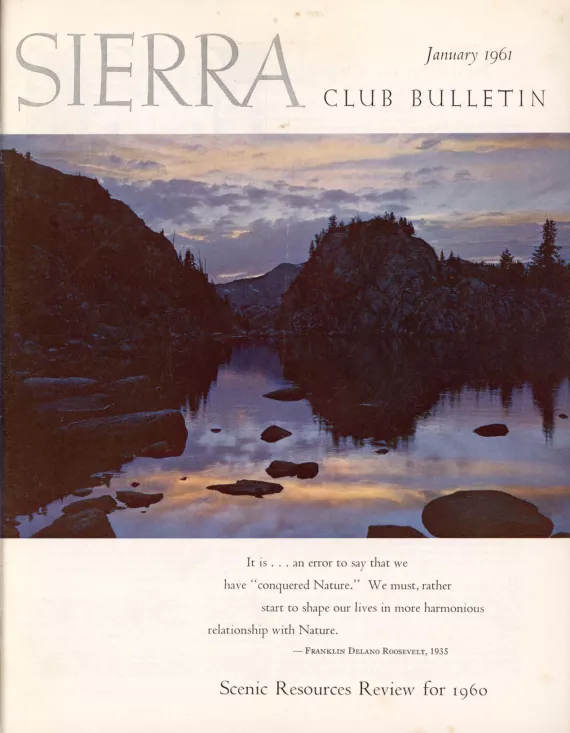 Sierra Club Bulletin January 1961