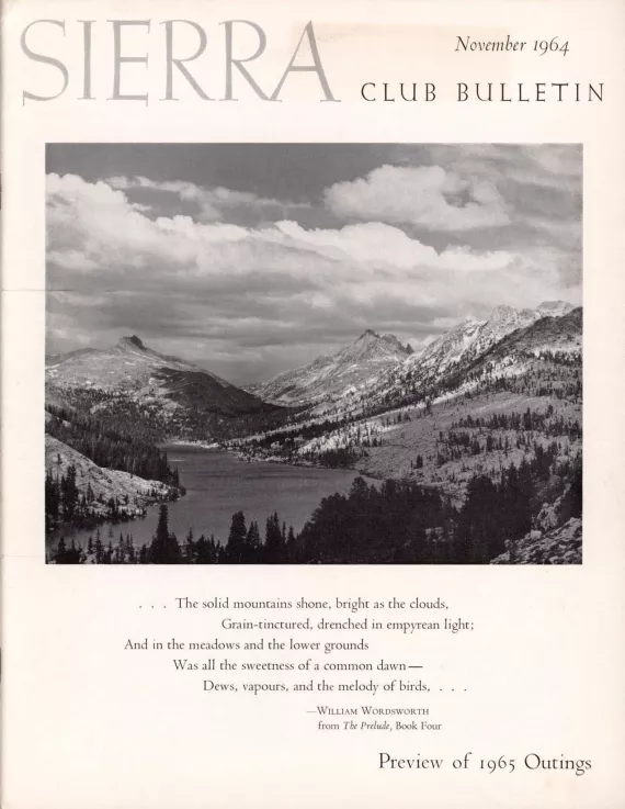 Sierra Club Bulletin November 1964