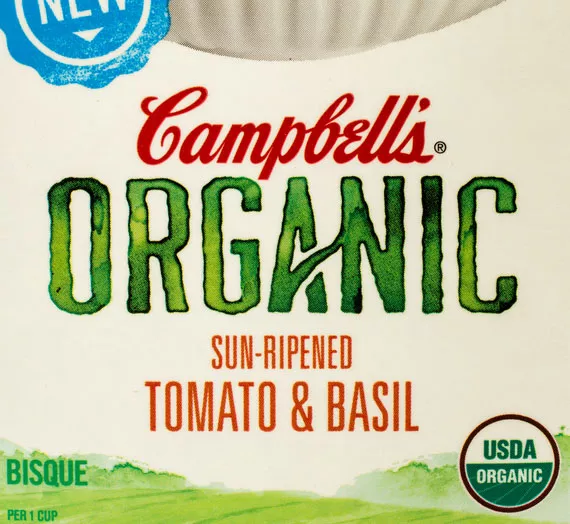 Campbell's organic soup