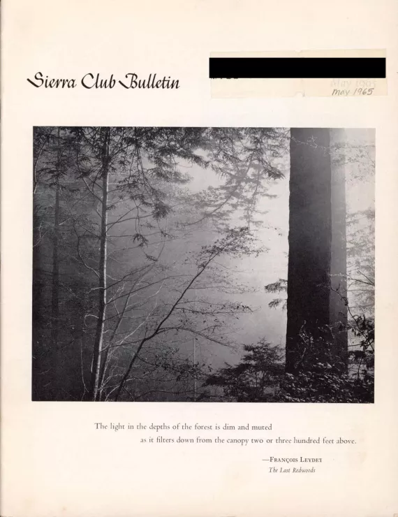 Sierra Club Bulletin May 1965