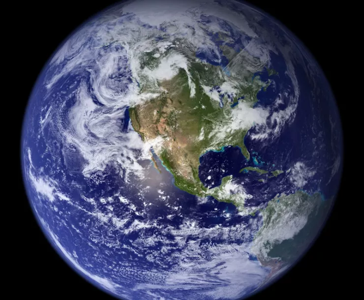 blue marble earth