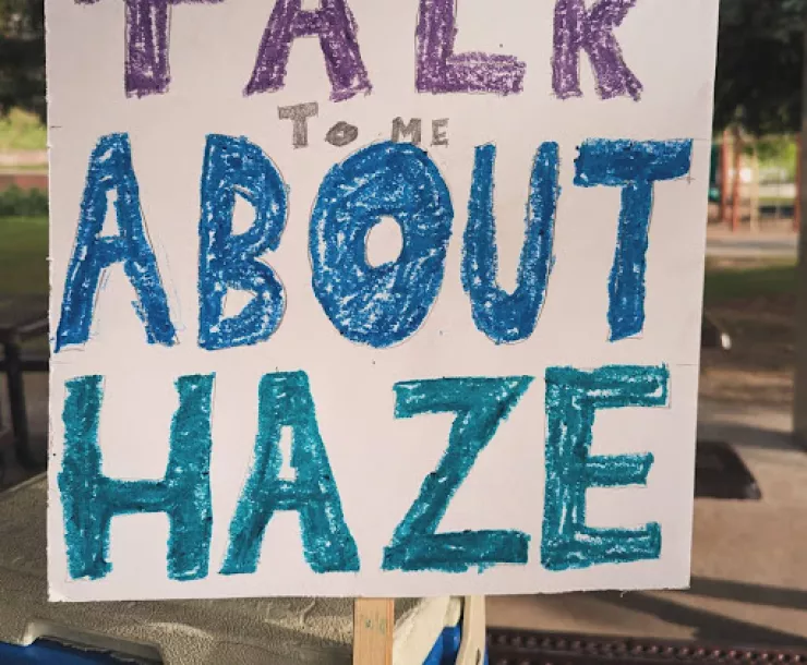 Talk to me about haze.sign