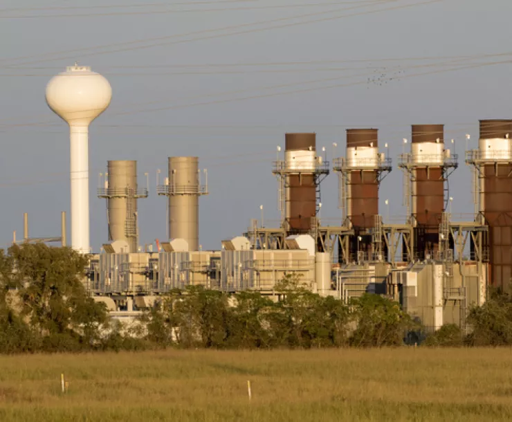 Gas Plant by Al Braden