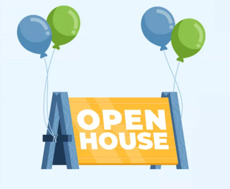 open house sign