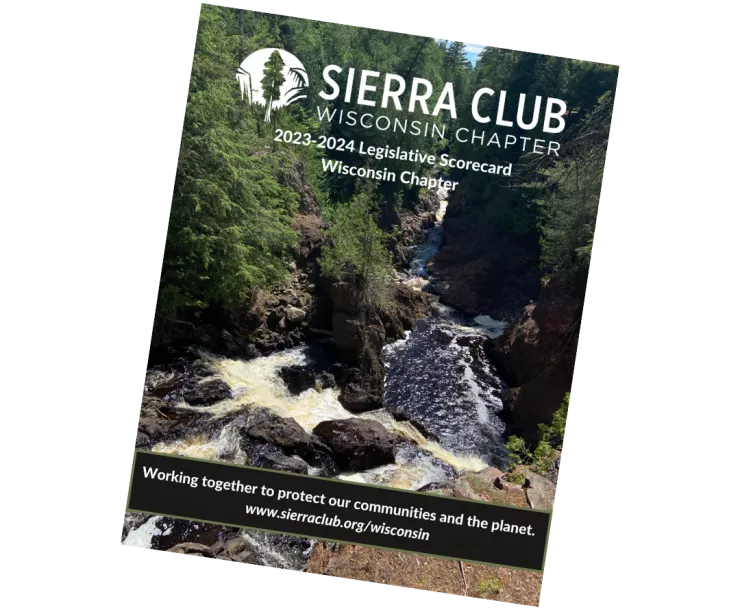 Image of 2023-24 Sierra Club Legislative Scorecard Cover