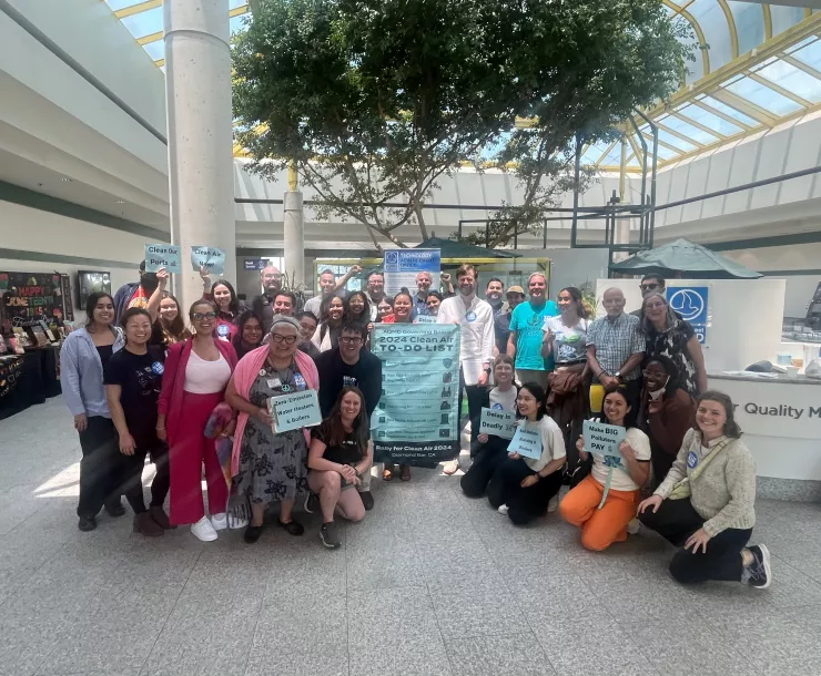 Sierra Club volunteer leaders and our allies at a South Coast Air Quality Management District Meeting this Summer.