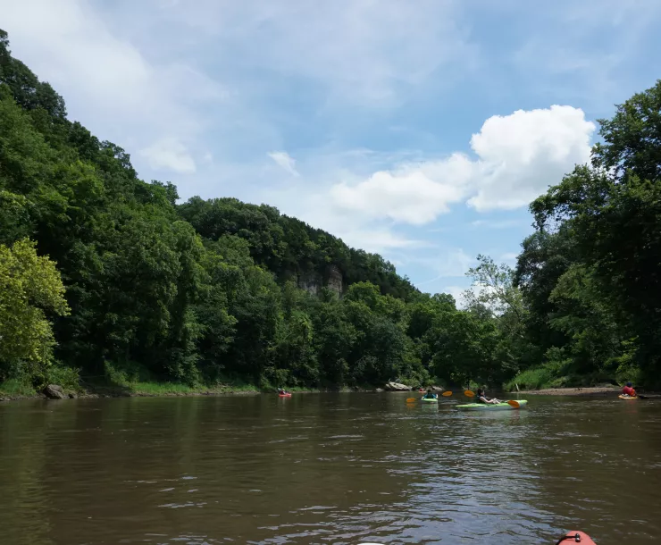 Paddling the Maquoketa River