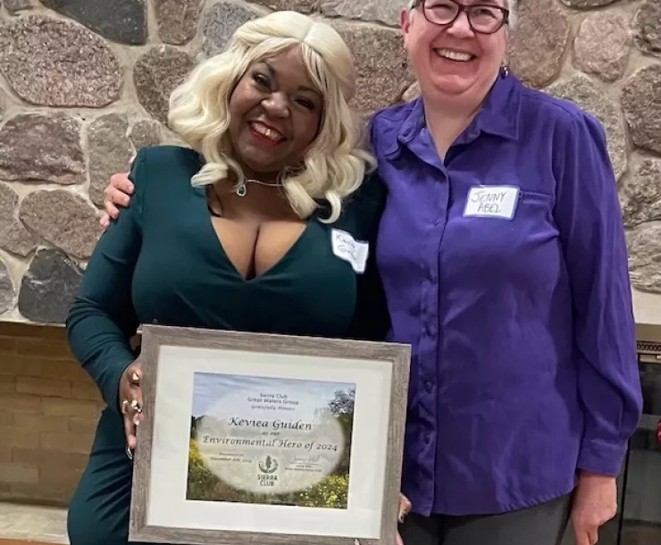 Keviea Guiden honored as GWG Environmental Hero 