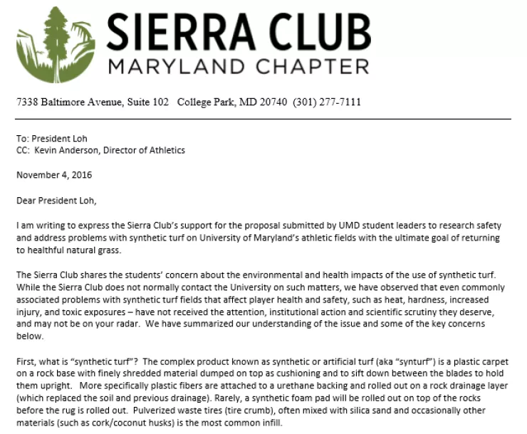 SC letter re artificial turf snipp.PNG