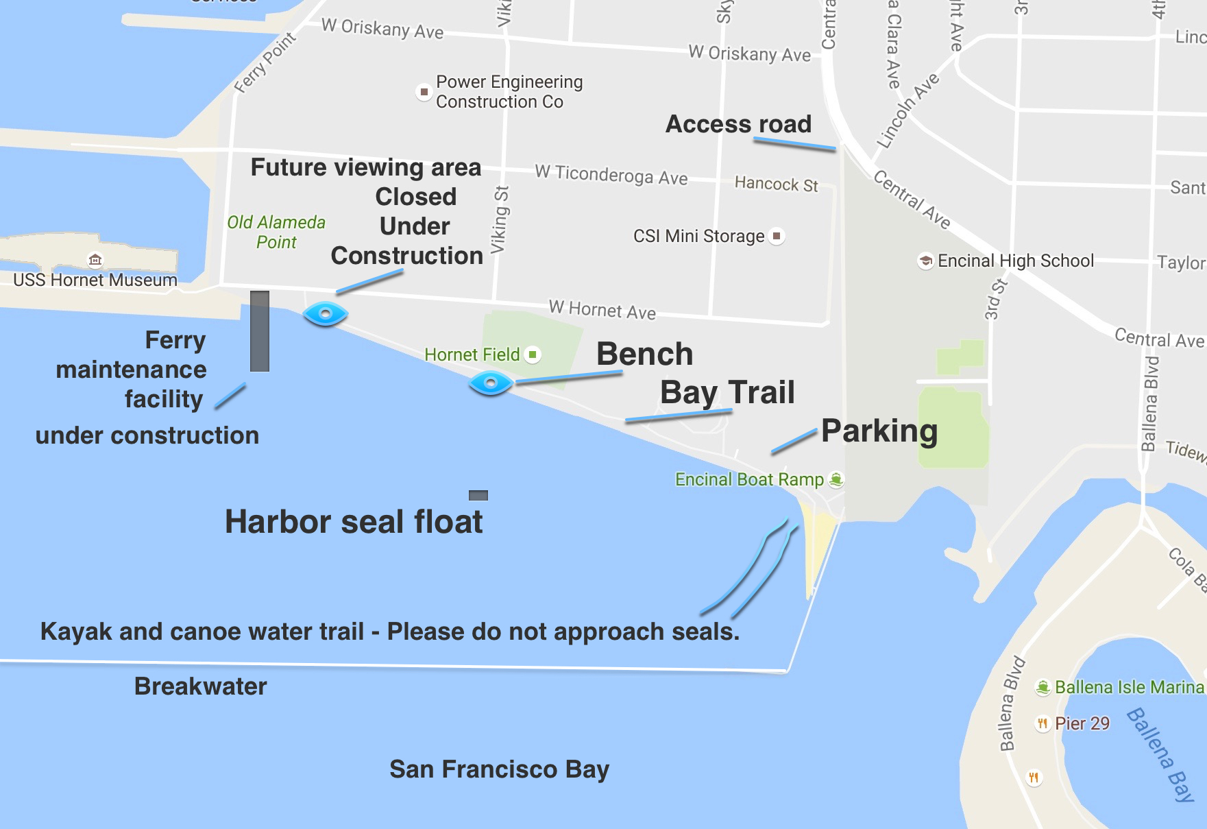 Harbor seals love their new float at Alameda Point 