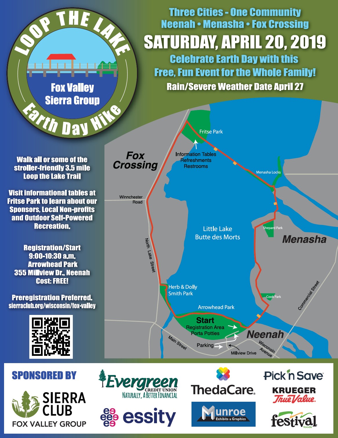 Loop The Lake Trail Map Loop The Lake Earth Day Hike 2019 | Sierra Club