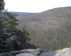 Paysage des montagnes du Missouri